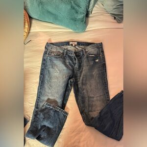 Banana Republic Distressed Blue Boyfriend Jeans